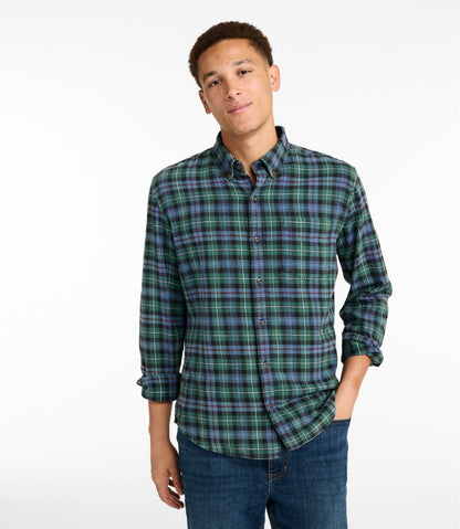 Men's Sunwashed Twill Shirt, Slightly Fitted Untucked Fit | L.L.Bean Essential