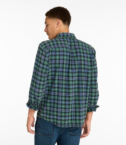 Men's Sunwashed Twill Shirt, Slightly Fitted Untucked Fit | L.L.Bean Essential