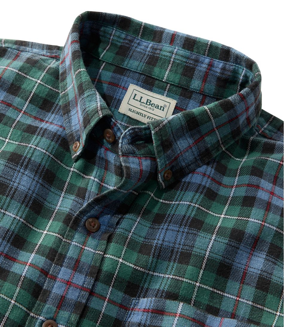 Men's Sunwashed Twill Shirt, Slightly Fitted Untucked Fit | L.L.Bean Essential