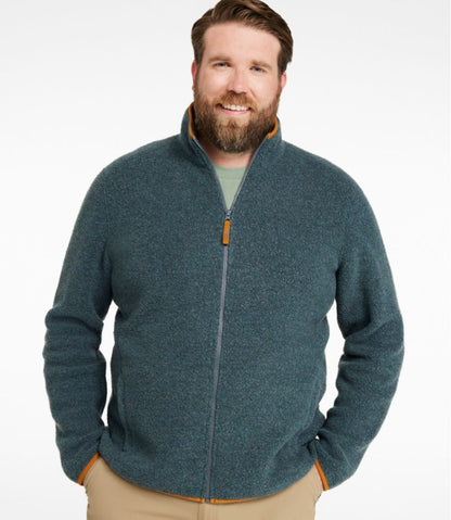 Men's All Season Wool Fleece Full-Zip Sweater | L.L.Bean Everyday
