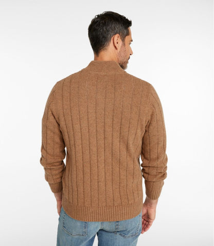 Men's Riverton Wool/Cotton Sweater, Mockneck | L.L.Bean Great Value