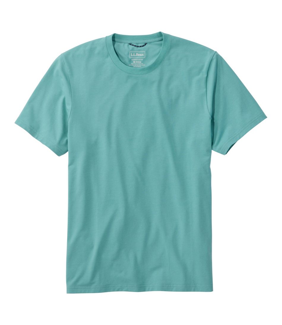 Men's Comfort Stretch Performance® Pima Tee, Short-Sleeve Without Pocket | L.L.Bean Latest