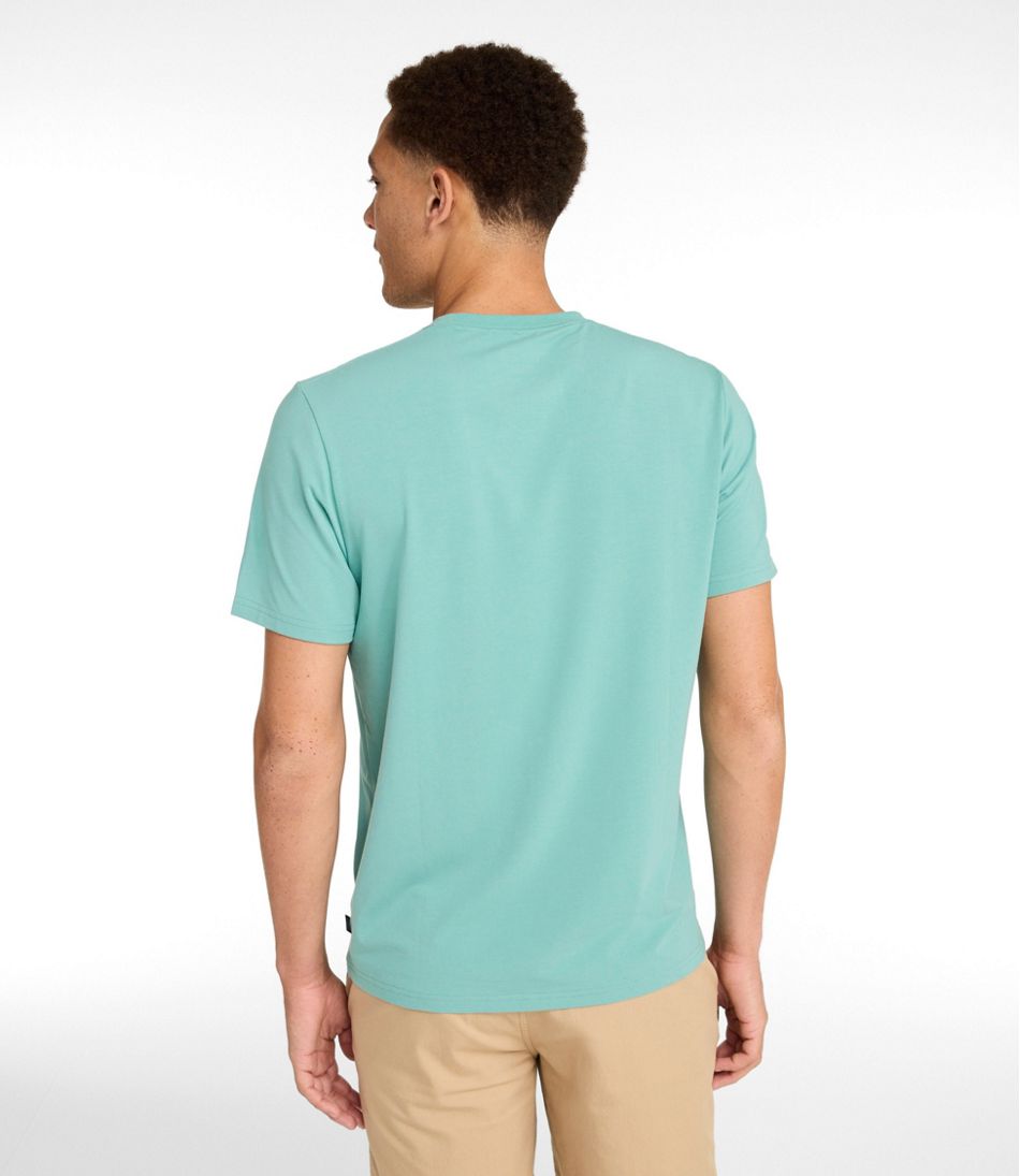 Men's Comfort Stretch Performance® Pima Tee, Short-Sleeve Without Pocket | L.L.Bean Latest