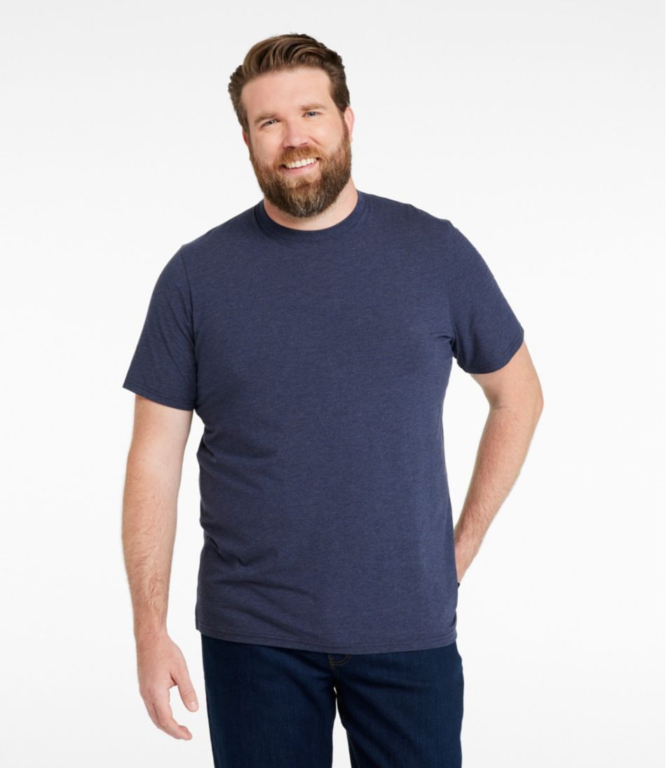 Men's Comfort Stretch Performance® Pima Tee, Short-Sleeve Without Pocket | L.L.Bean Latest