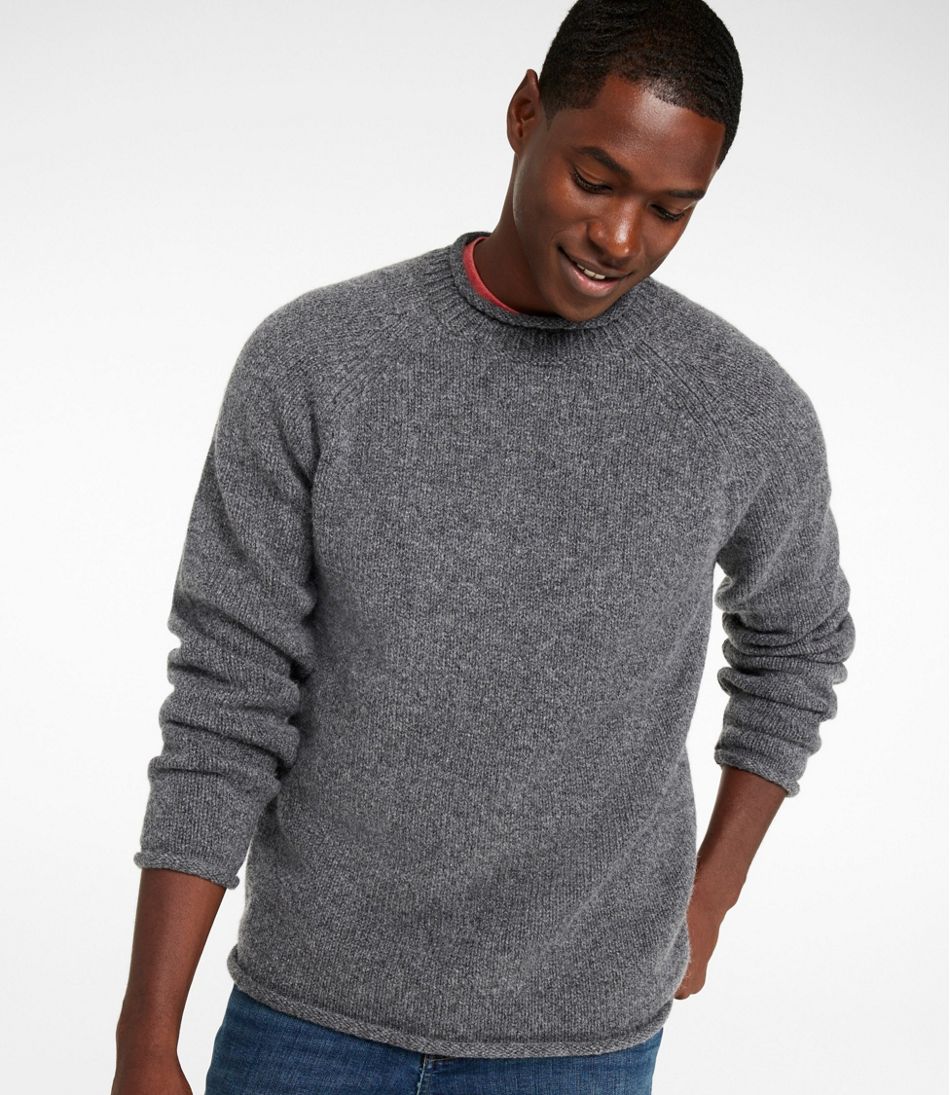 Men's Bean's Classic Ragg Wool Sweater, Rollneck | L.L.Bean Best Seller