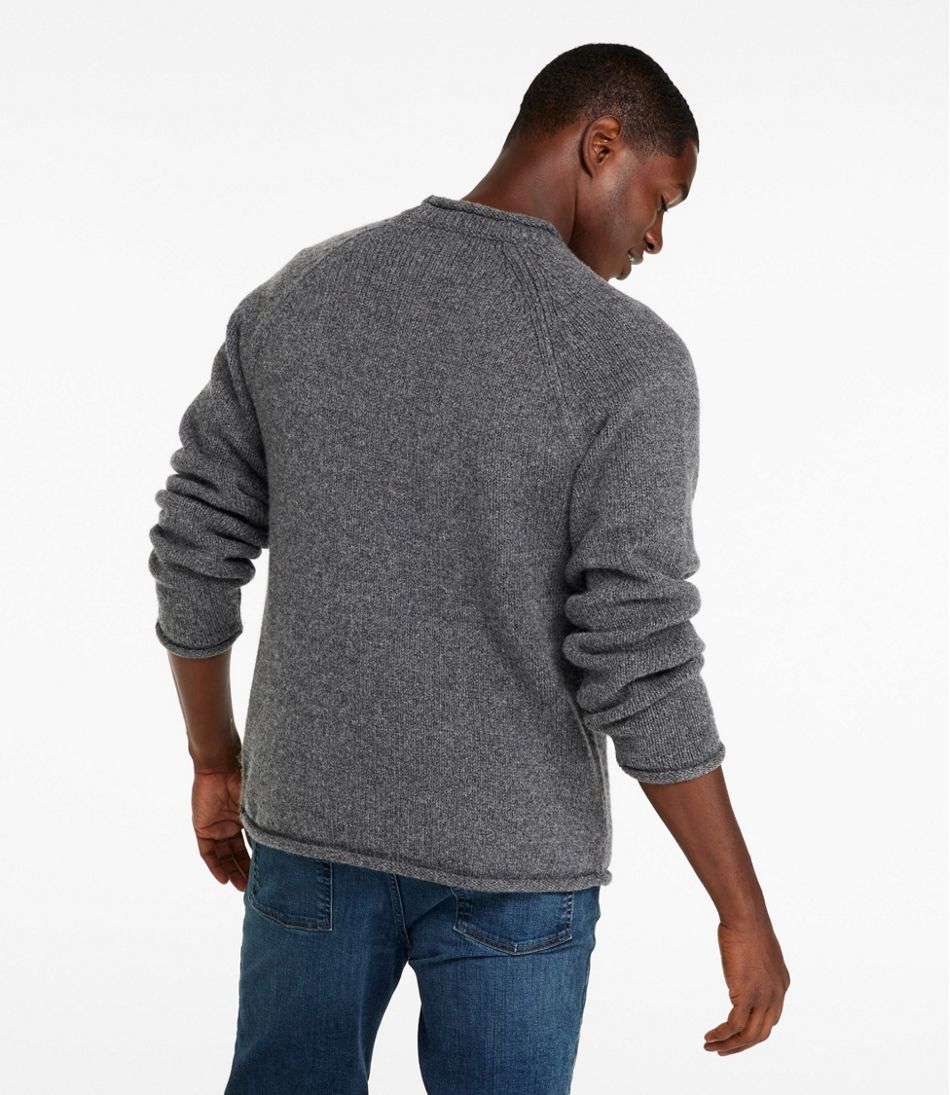 Men's Bean's Classic Ragg Wool Sweater, Rollneck | L.L.Bean Best Seller