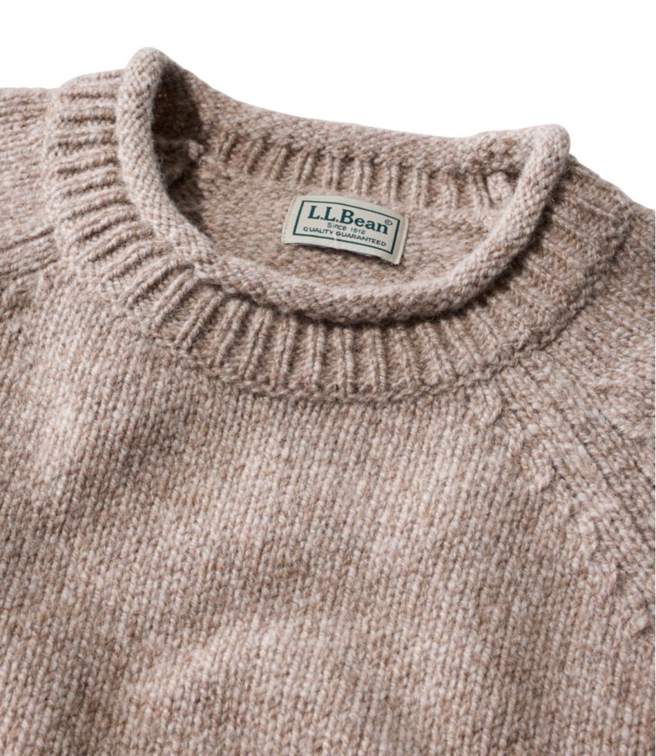 Men's Bean's Classic Ragg Wool Sweater, Rollneck | L.L.Bean Best Seller
