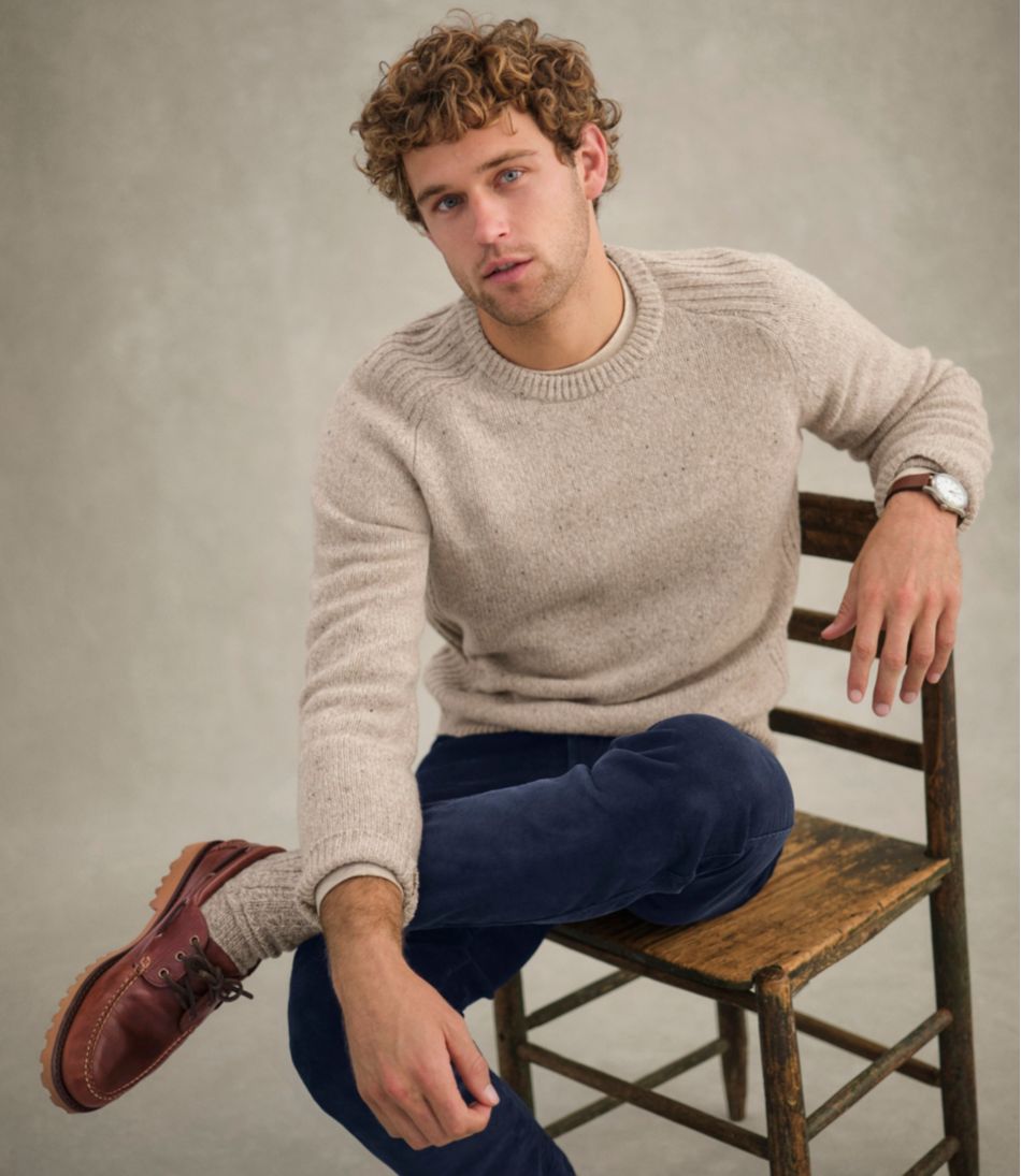 Men's All Seasons Wool Crewneck Sweater | L.L.Bean Classic