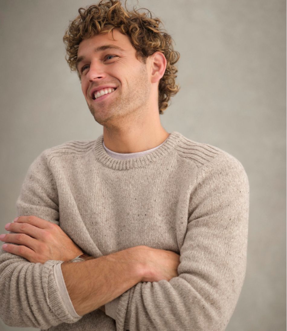 Men's All Seasons Wool Crewneck Sweater | L.L.Bean Classic