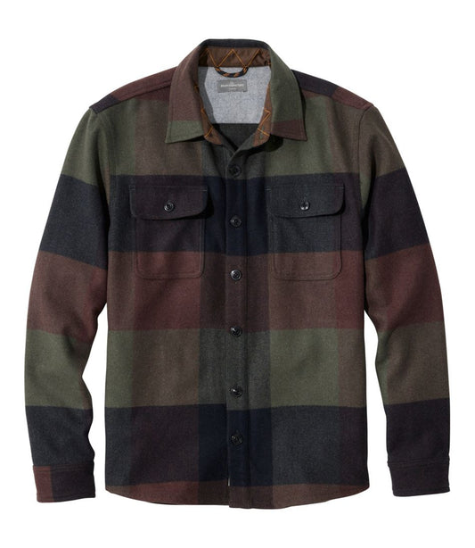 Men's Signature Wool Workshirt, Plaid | L.L.Bean Value