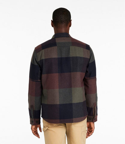 Men's Signature Wool Workshirt, Plaid | L.L.Bean Value