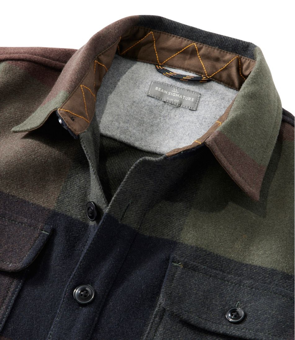 Men's Signature Wool Workshirt, Plaid | L.L.Bean Value
