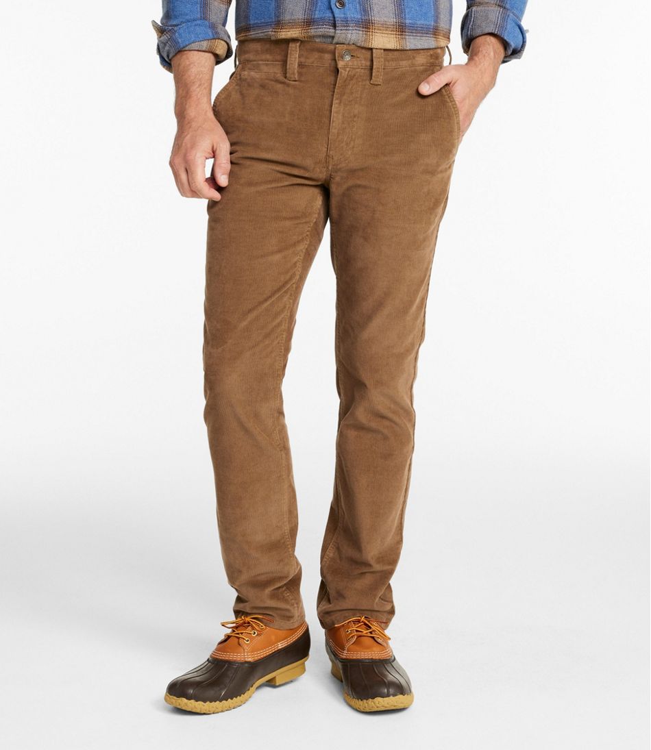Men's BeanFlex® Corduroy Pants, Chinos, Standard Fit, Straight Leg | L.L.Bean Trending