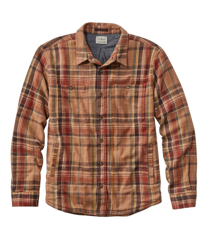 Men's 1912 Field Flannel Shirt, Lined, Slightly Fitted Untucked Fit, Plaid | L.L.Bean Recommended