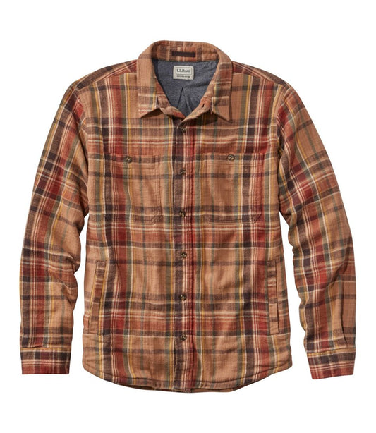Men's 1912 Field Flannel Shirt, Lined, Slightly Fitted Untucked Fit, Plaid | L.L.Bean Recommended