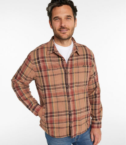 Men's 1912 Field Flannel Shirt, Lined, Slightly Fitted Untucked Fit, Plaid | L.L.Bean Recommended