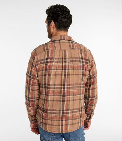 Men's 1912 Field Flannel Shirt, Lined, Slightly Fitted Untucked Fit, Plaid | L.L.Bean Recommended