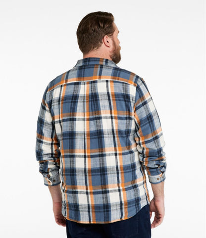 Men's 1912 Field Flannel Shirt, Lined, Slightly Fitted Untucked Fit, Plaid | L.L.Bean Recommended