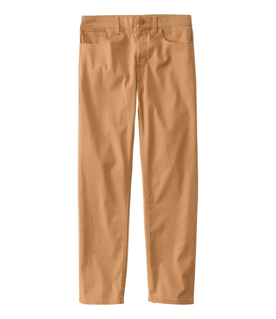 Men's BeanFlex® Performance Canvas Pants, Five-Pocket, Standard Fit, Straight Leg | L.L.Bean Essential