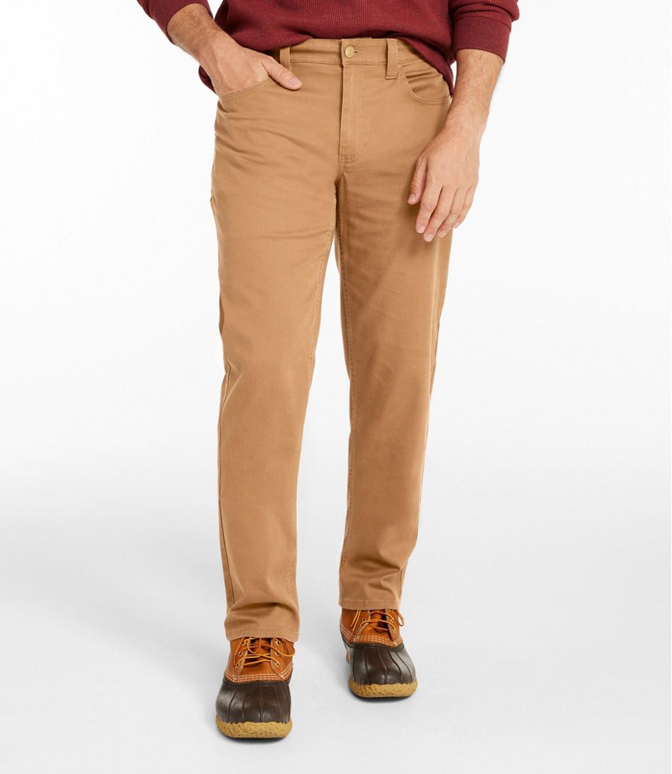 Men's BeanFlex® Performance Canvas Pants, Five-Pocket, Standard Fit, Straight Leg | L.L.Bean Essential