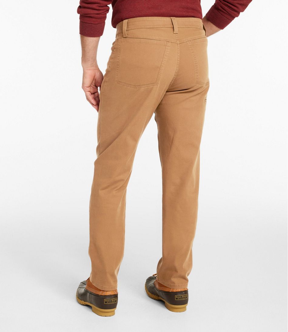 Men's BeanFlex® Performance Canvas Pants, Five-Pocket, Standard Fit, Straight Leg | L.L.Bean Essential