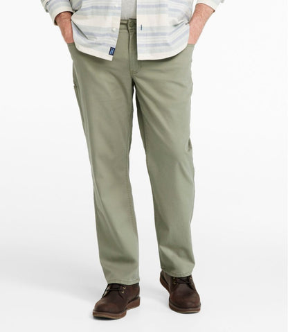 Men's BeanFlex® Performance Canvas Pants, Five-Pocket, Standard Fit, Straight Leg | L.L.Bean Essential
