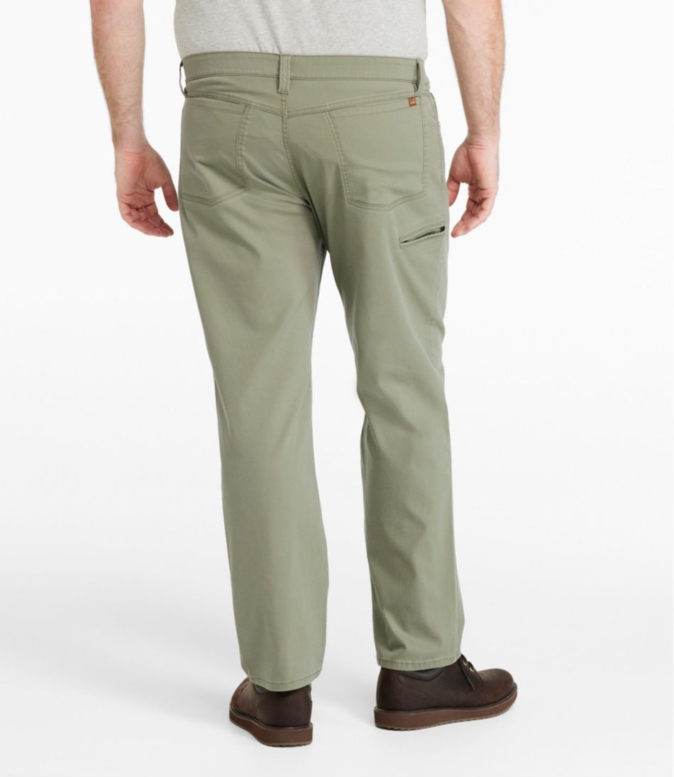Men's BeanFlex® Performance Canvas Pants, Five-Pocket, Standard Fit, Straight Leg | L.L.Bean Essential