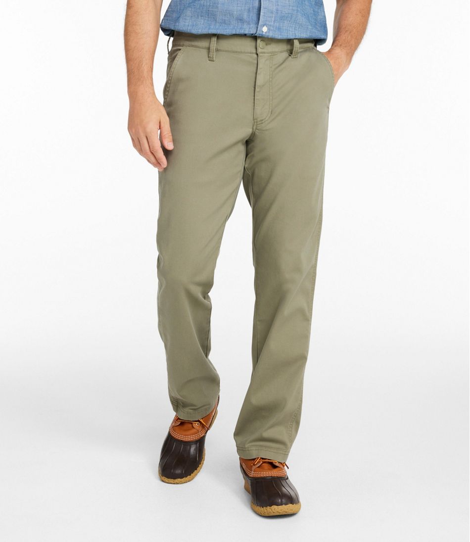 Men's BeanFlex® Performance Canvas Pants, Chinos, Standard Fit, Straight Leg | L.L.Bean Everyday