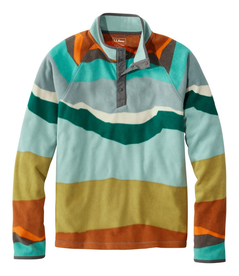 Men's All Season Access Fleece Pullover, Print | L.L.Bean Value