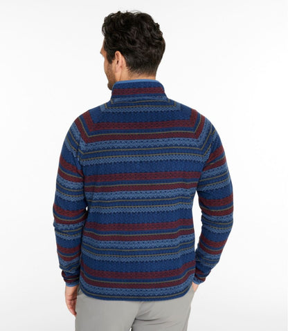 Men's All Season Access Fleece Pullover, Print | L.L.Bean Value