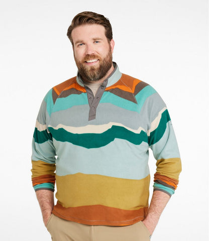 Men's All Season Access Fleece Pullover, Print | L.L.Bean Value