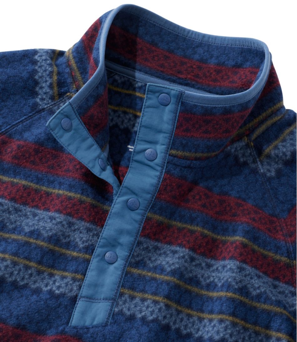 Men's All Season Access Fleece Pullover, Print | L.L.Bean Value