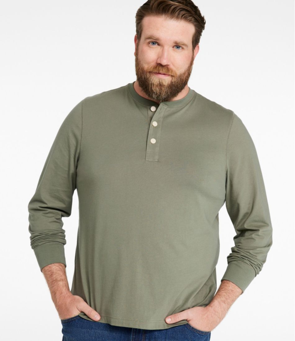 Men's Signature Northwoods Henley, Long-Sleeve | L.L.Bean Great Value