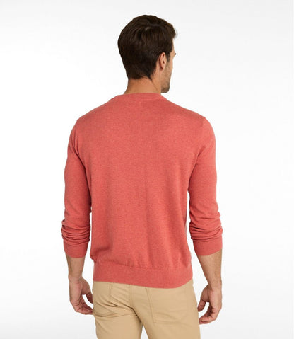 Men's All Seasons Cotton Blend Sweater, Crewneck | L.L.Bean Best Seller