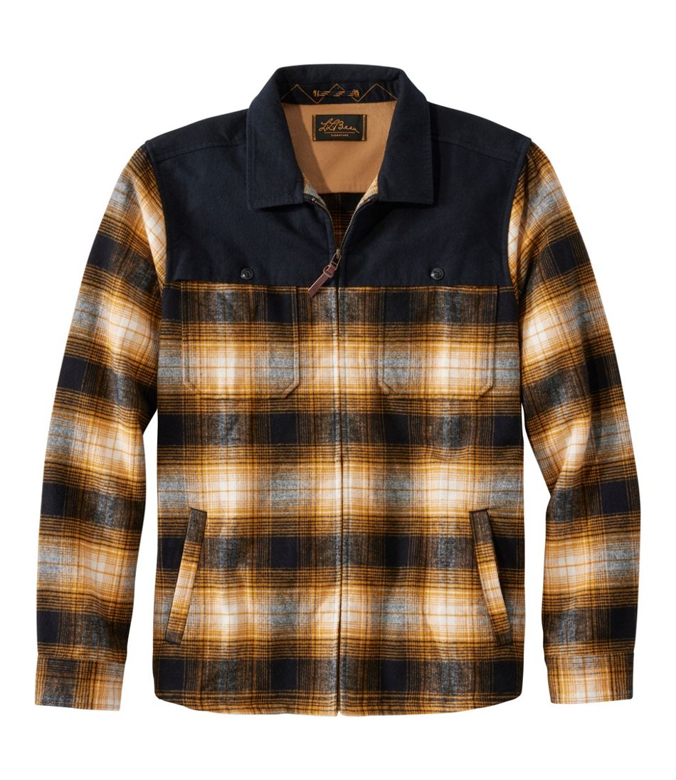 Men's Signature 1965 Chamois Cloth Stag Jacket, Plaid | L.L.Bean Signature