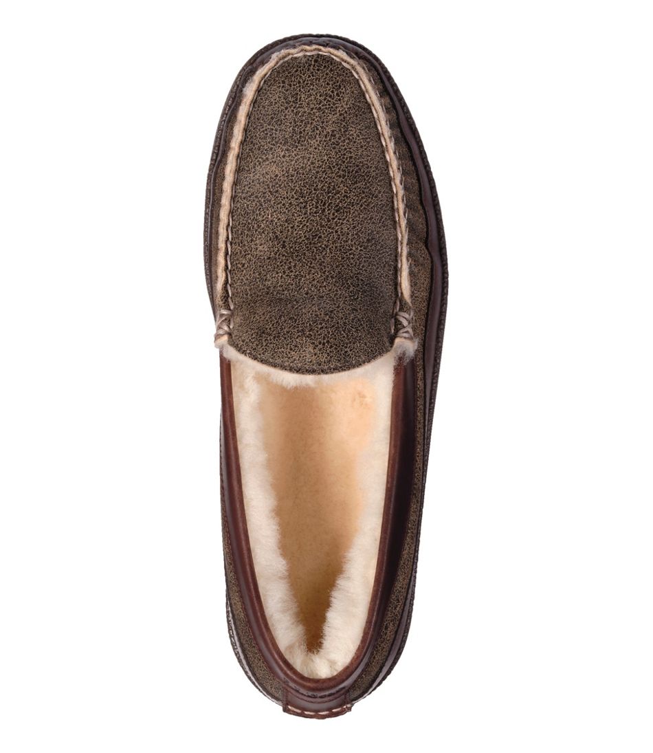 Men's Lodge Moc Vibram® Slippers, Shearling | L.L.Bean Featured