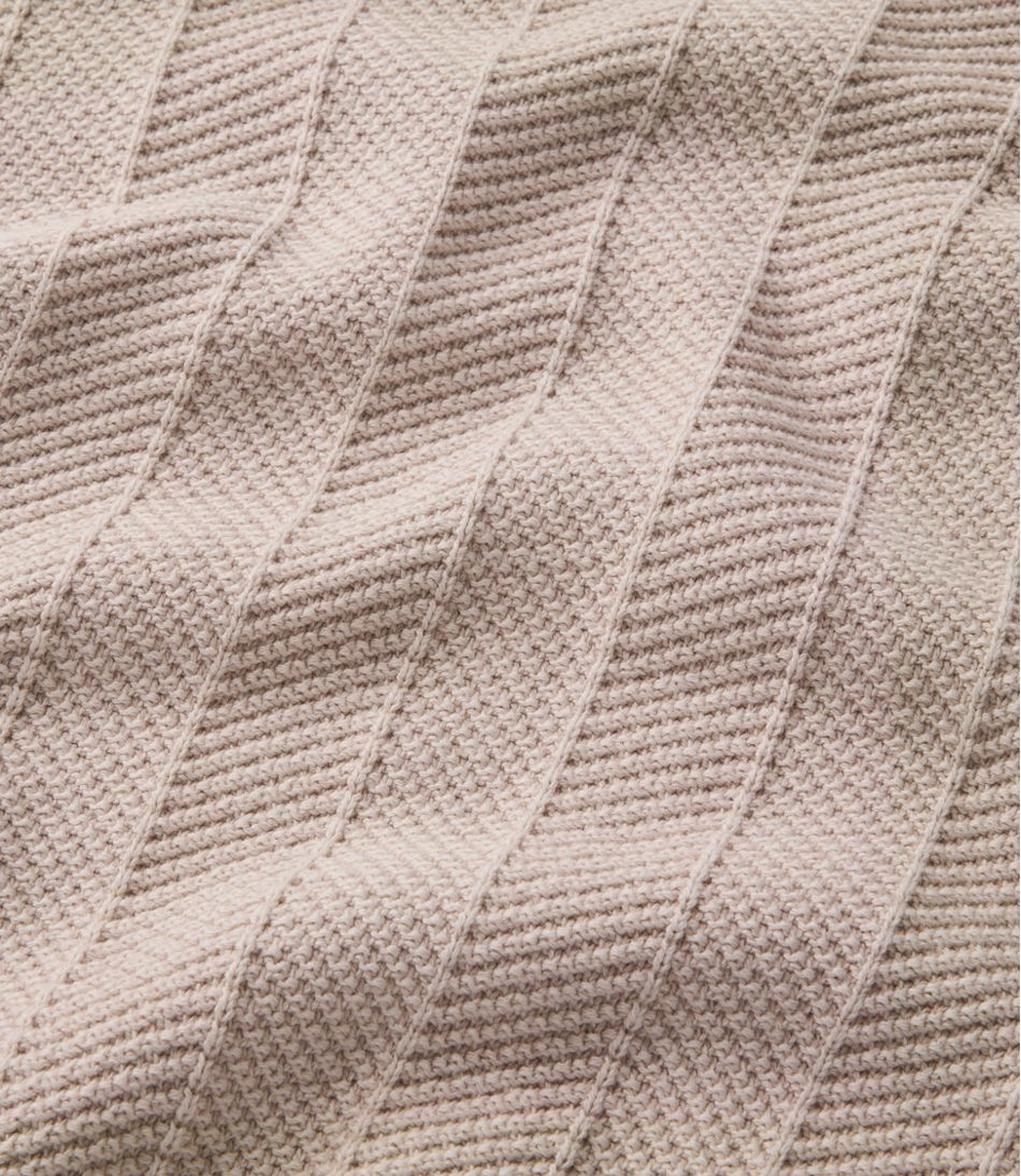 Men's Sunwashed Textured Cotton Sweater, Herringbone 1/4 Zip | L.L.Bean Recommended