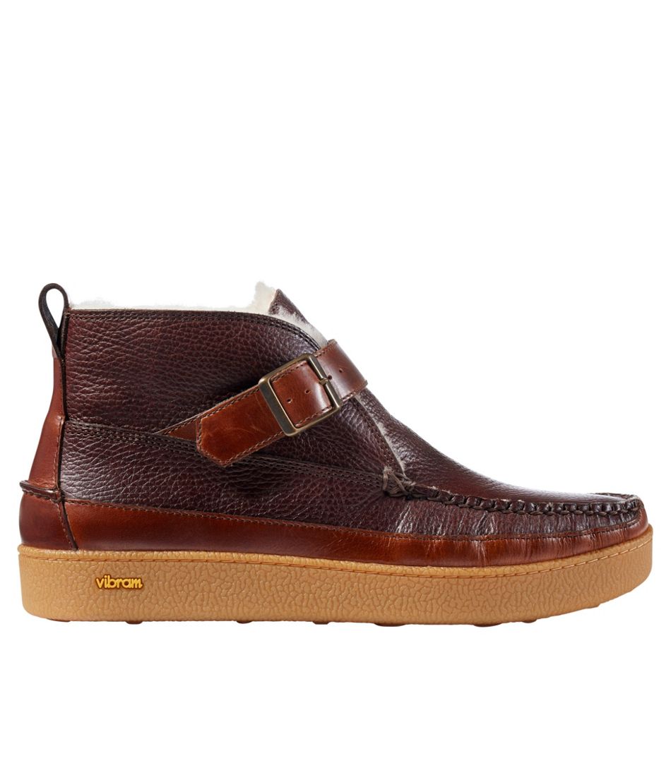 Men's Lodge Moc Vibram® Buckle Boots, Shearling | L.L.Bean Signature