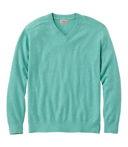 Men's All Seasons Cotton Blend Sweater, V-Neck | L.L.Bean Essential