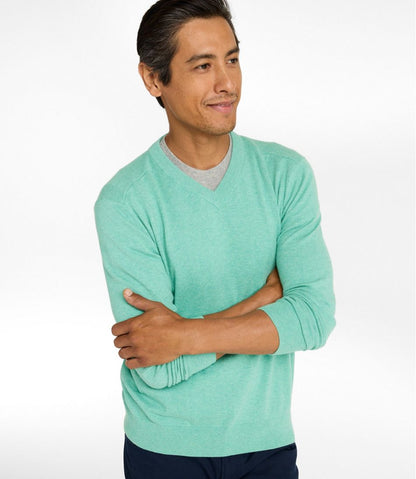 Men's All Seasons Cotton Blend Sweater, V-Neck | L.L.Bean Essential
