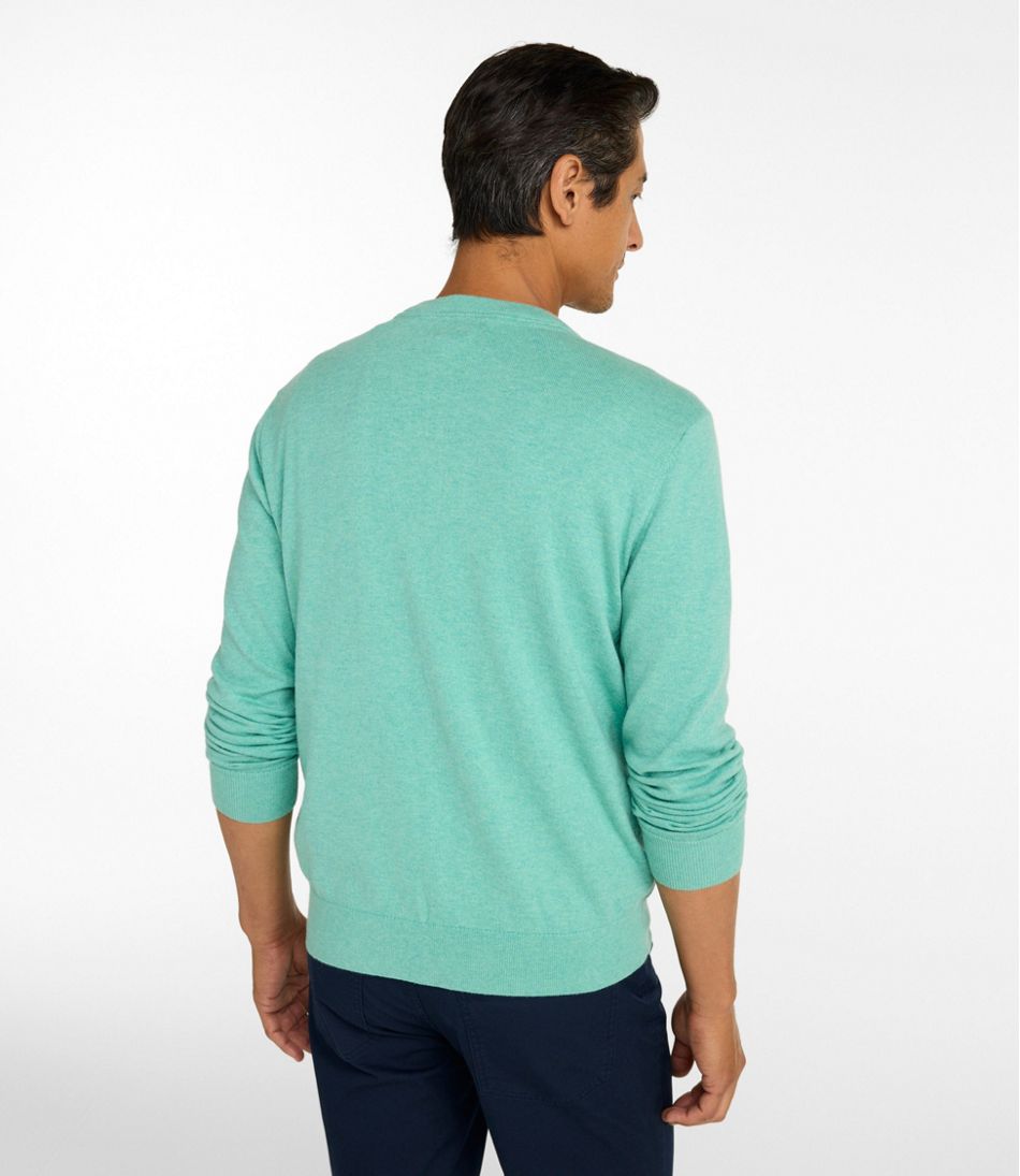 Men's All Seasons Cotton Blend Sweater, V-Neck | L.L.Bean Essential
