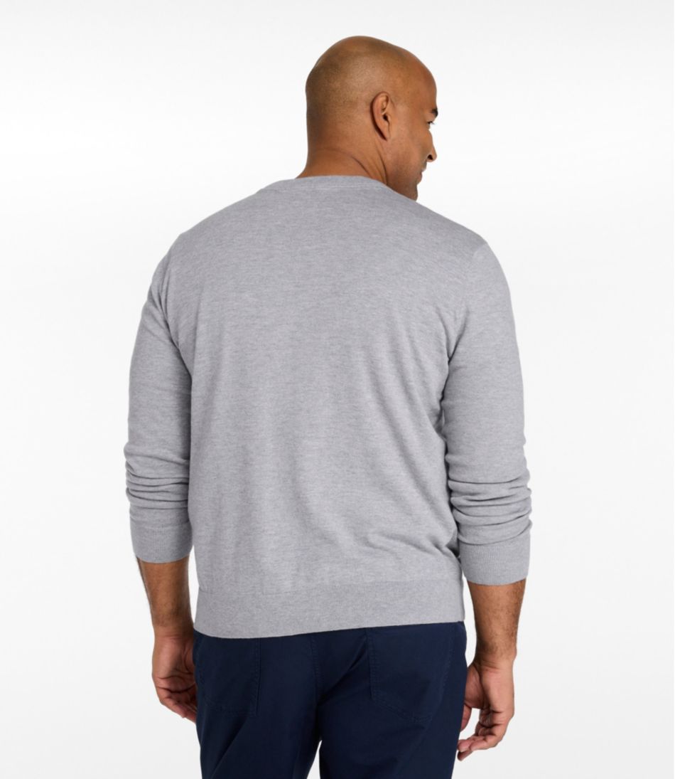 Men's All Seasons Cotton Blend Sweater, V-Neck | L.L.Bean Essential