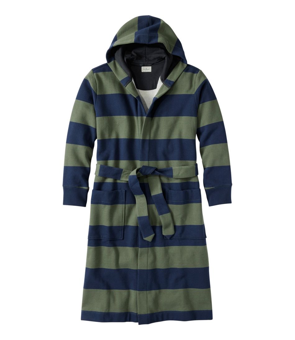 Men's Mariner Sweatshirt Robe, Stripe | L.L.Bean Everyday