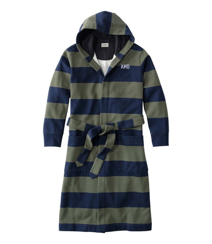 Men's Mariner Sweatshirt Robe, Stripe | L.L.Bean Everyday