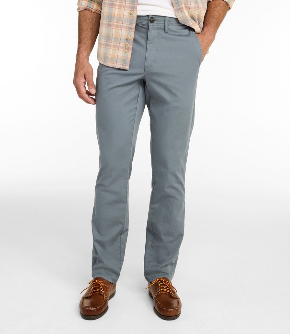 Men's Sunwashed Khaki Pants, Standard Fit, Straight Leg | L.L.Bean Signature