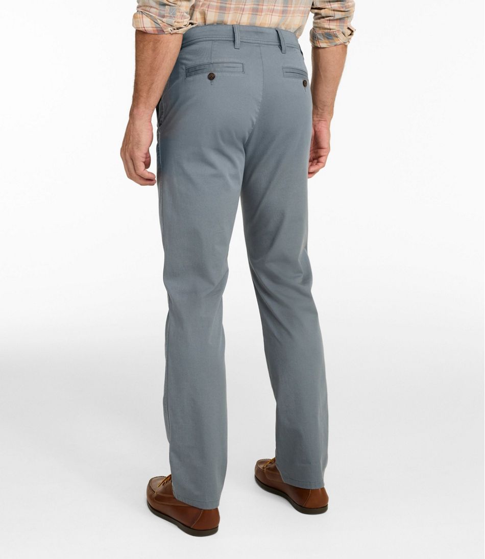 Men's Sunwashed Khaki Pants, Standard Fit, Straight Leg | L.L.Bean Signature