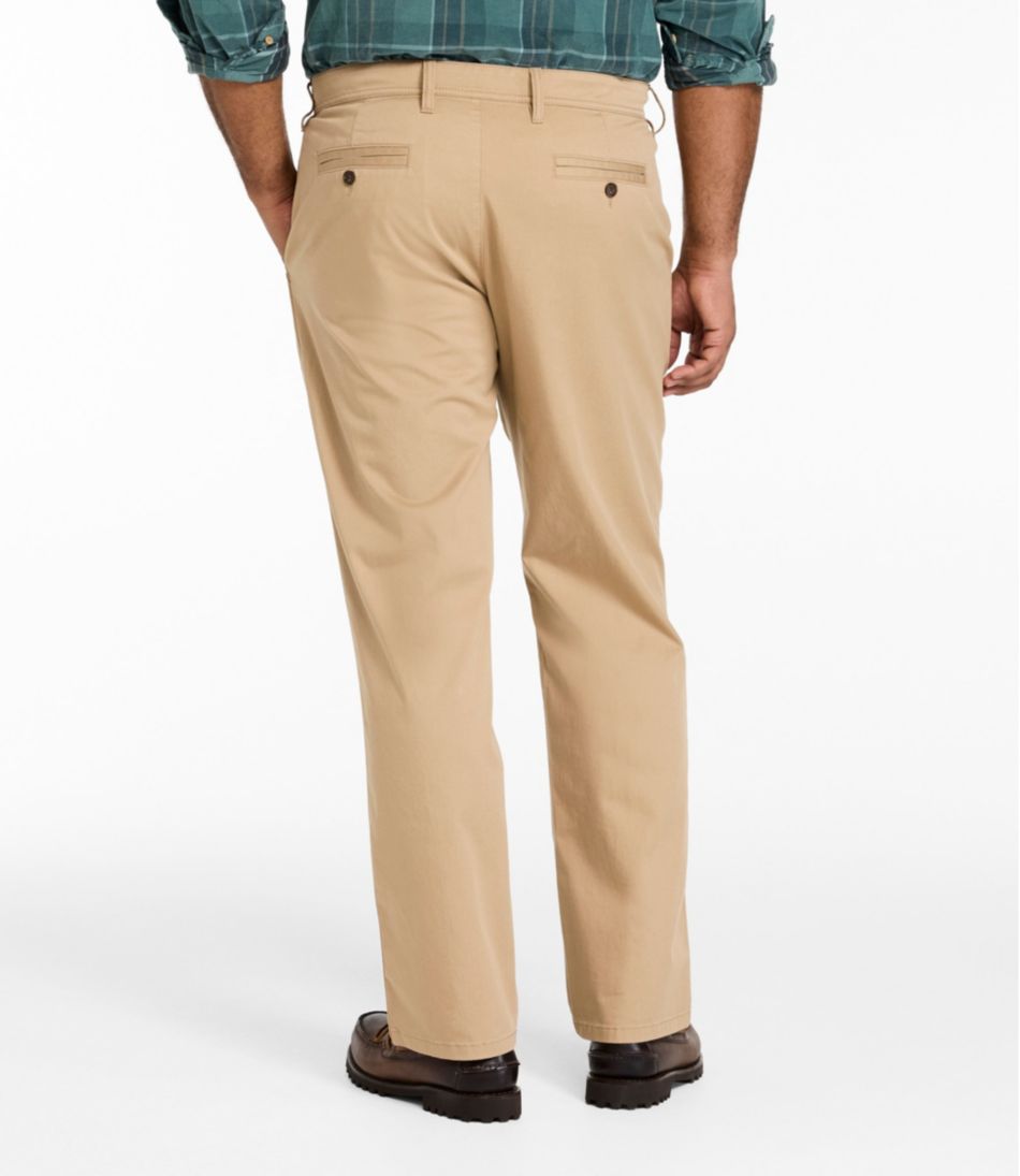 Men's Sunwashed Khaki Pants, Standard Fit, Straight Leg | L.L.Bean Signature