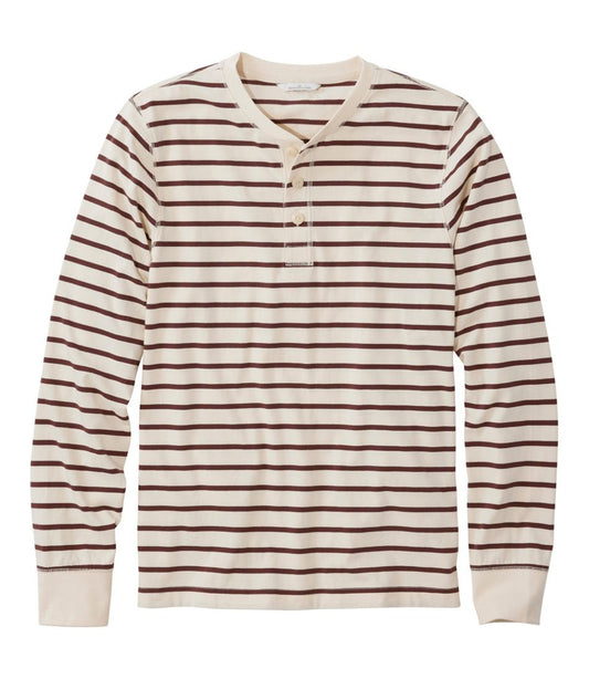 Men's Signature Northwoods Henley, Long-Sleeve, Stripe | L.L.Bean Recommended