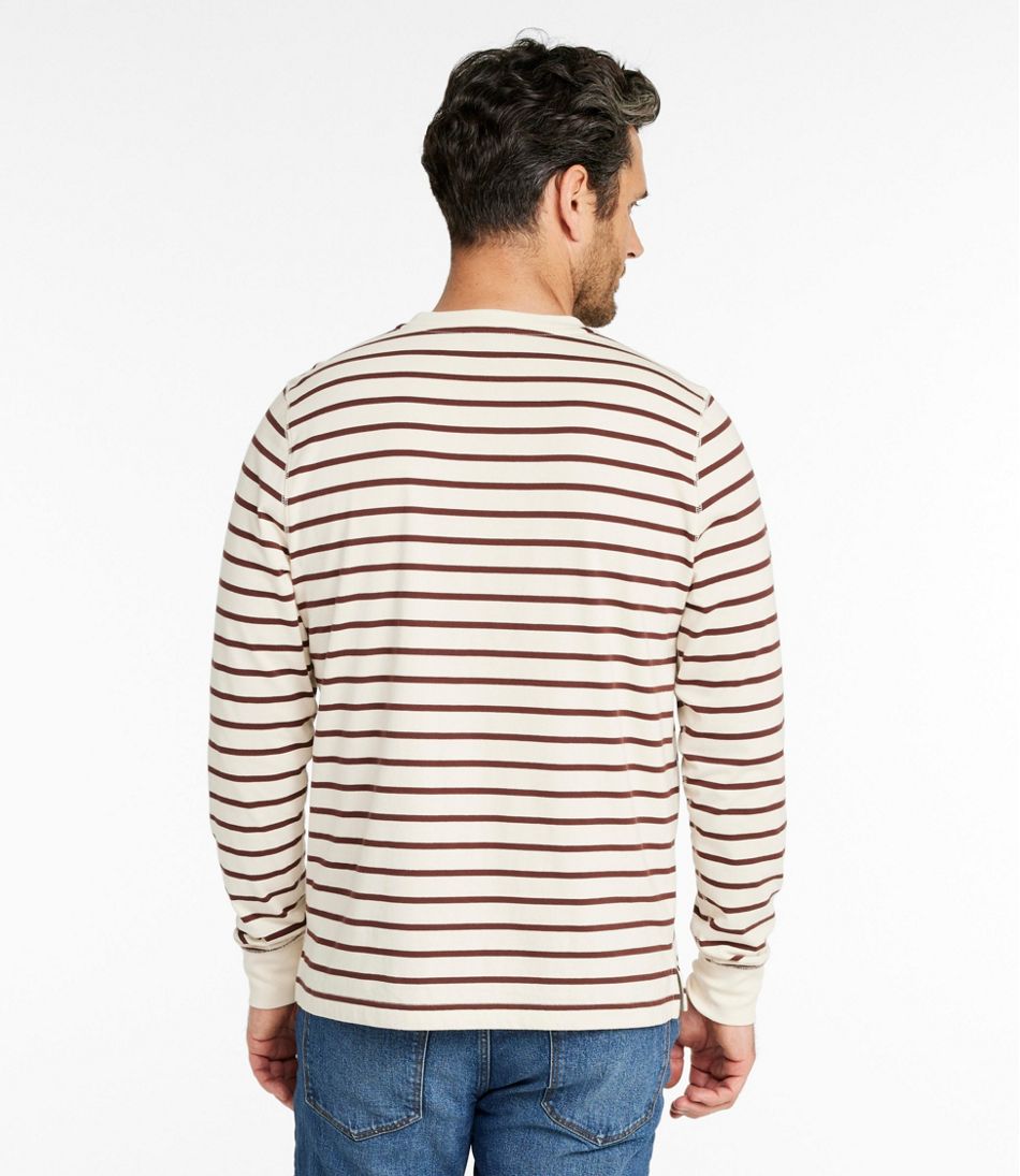 Men's Signature Northwoods Henley, Long-Sleeve, Stripe | L.L.Bean Recommended