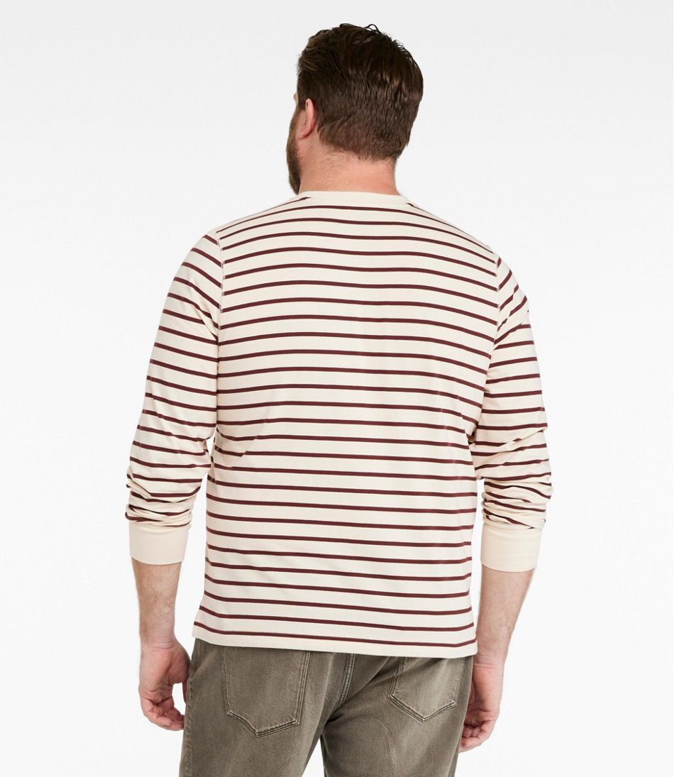 Men's Signature Northwoods Henley, Long-Sleeve, Stripe | L.L.Bean Recommended